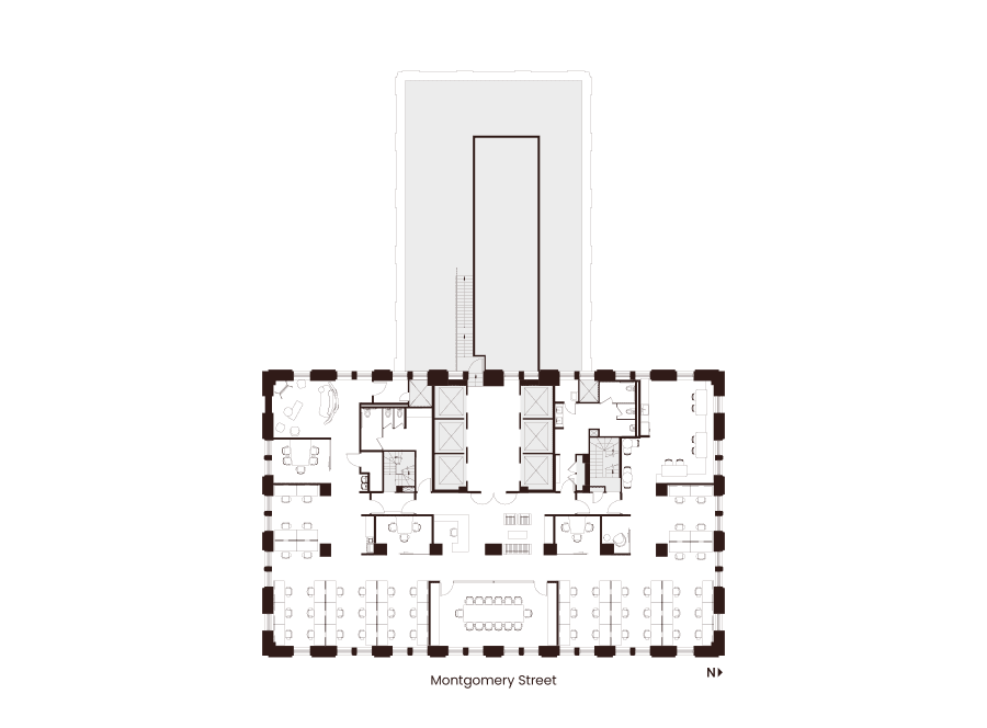 Floor 24 Suite 2400 Hypothetical Open Layout