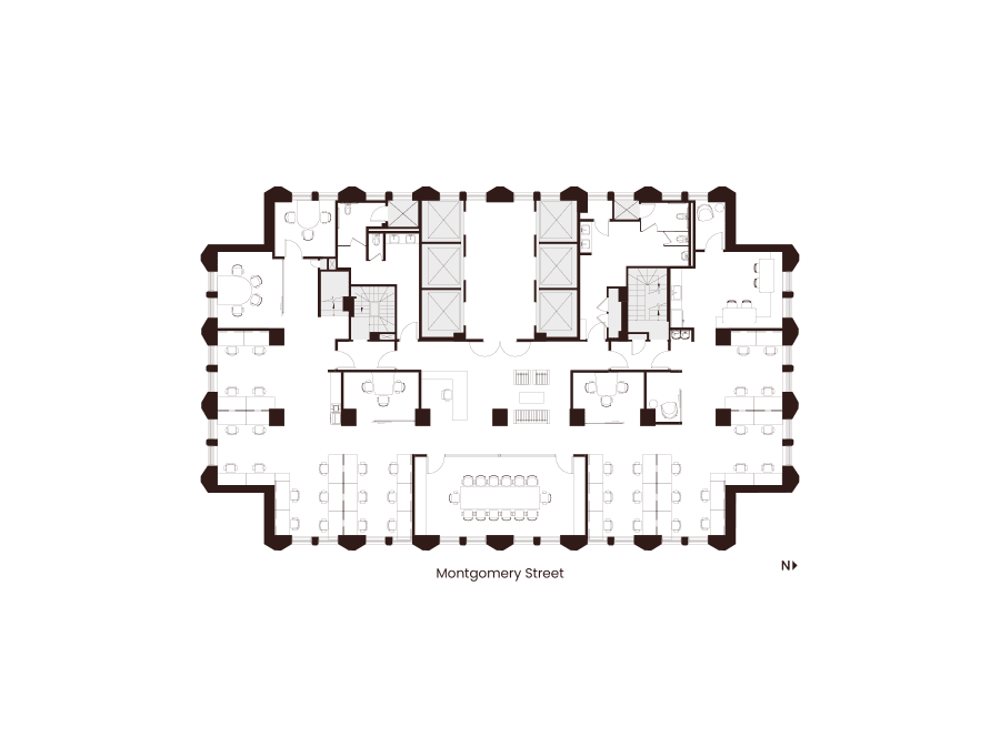 Floor 30 Suite 3000 Hypothetical Open Layout