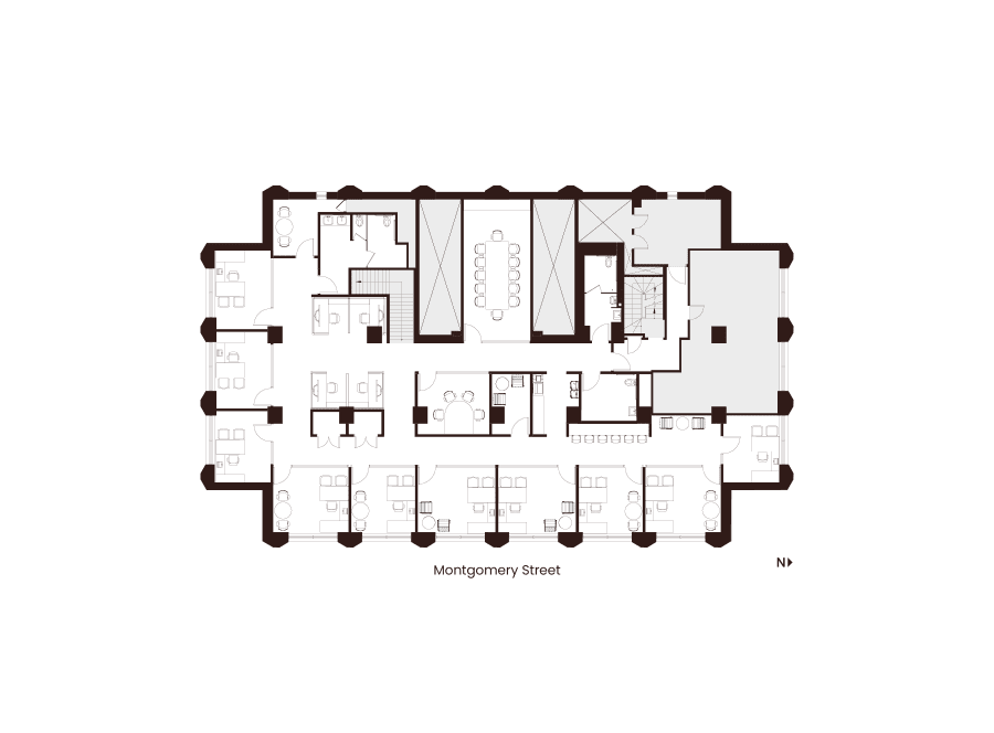 Floor 31 Suite 3100 Hypothetical Private Office Layout