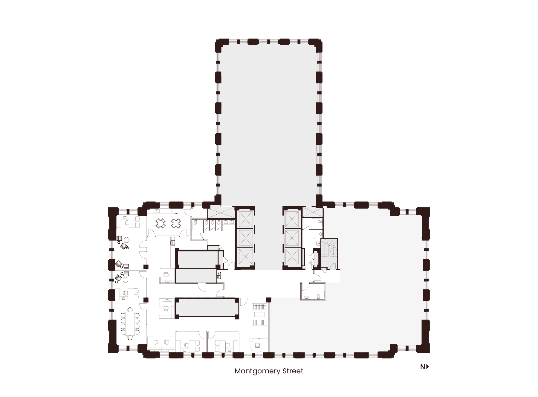 Floor 18 Suite 1820 Hypothetical Private Office Layout