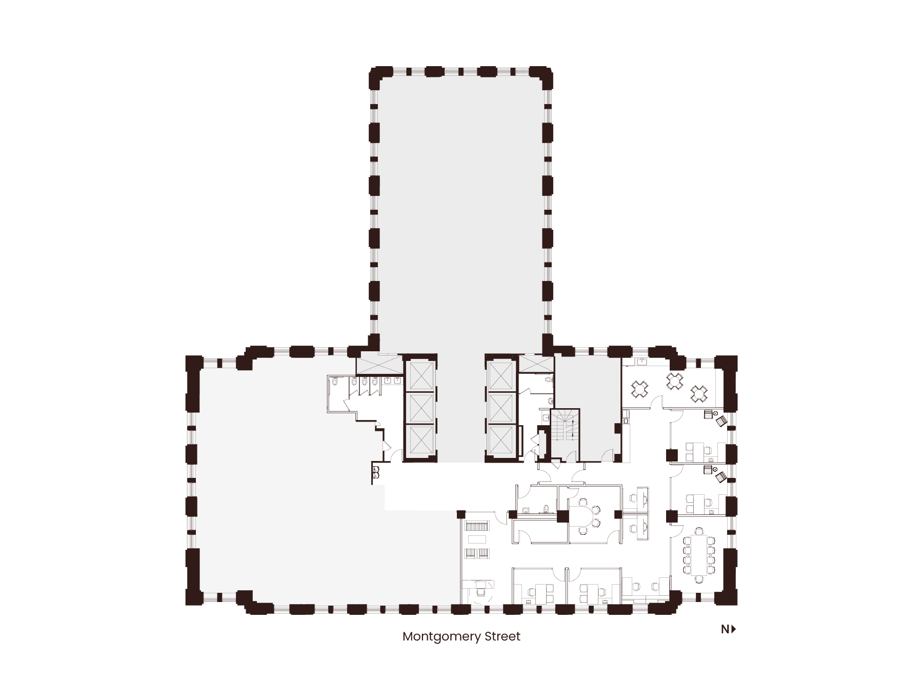 Floor 18 Suite 1840 Hypothetical Private Office Layout